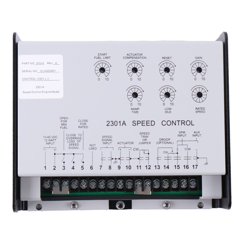Speed Controller 9907-014 For Woodward Engine 2301A Series Speed Control