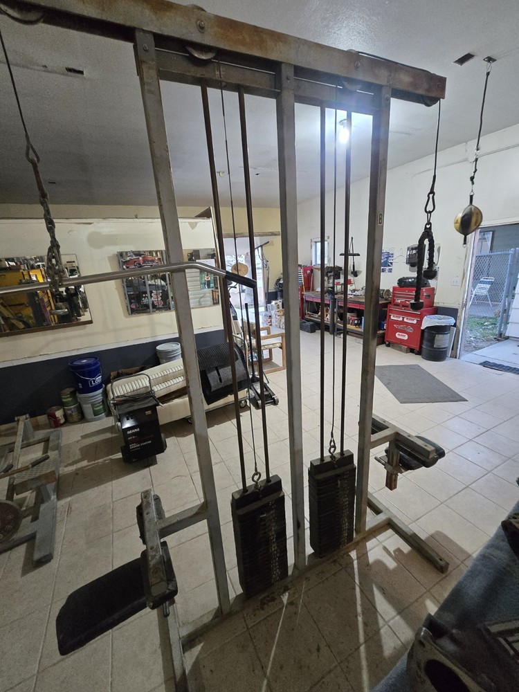 double cable pull down machine