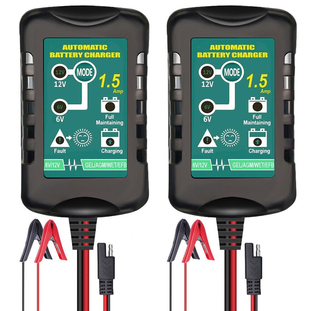 Automatic Battery Charger Maintainer Motorcycle Trickle Float For Tender 6V 12V