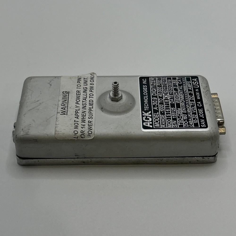 A-30.9 ACK Technologies Altitude Digitizer Encoder A30.02.00 -1000 to 40,000 ft