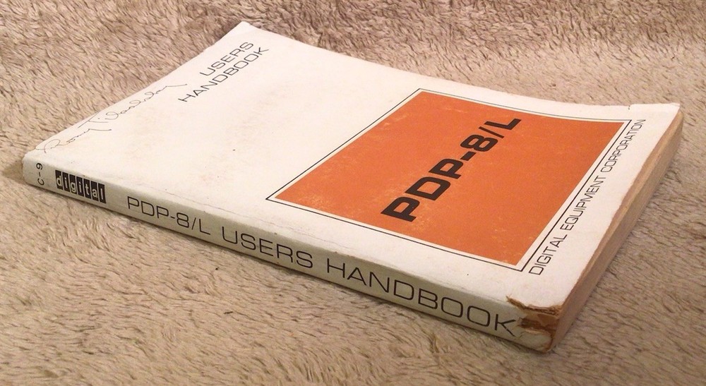 DEC PDP-8/L Users Handbook Original 1968 Digital