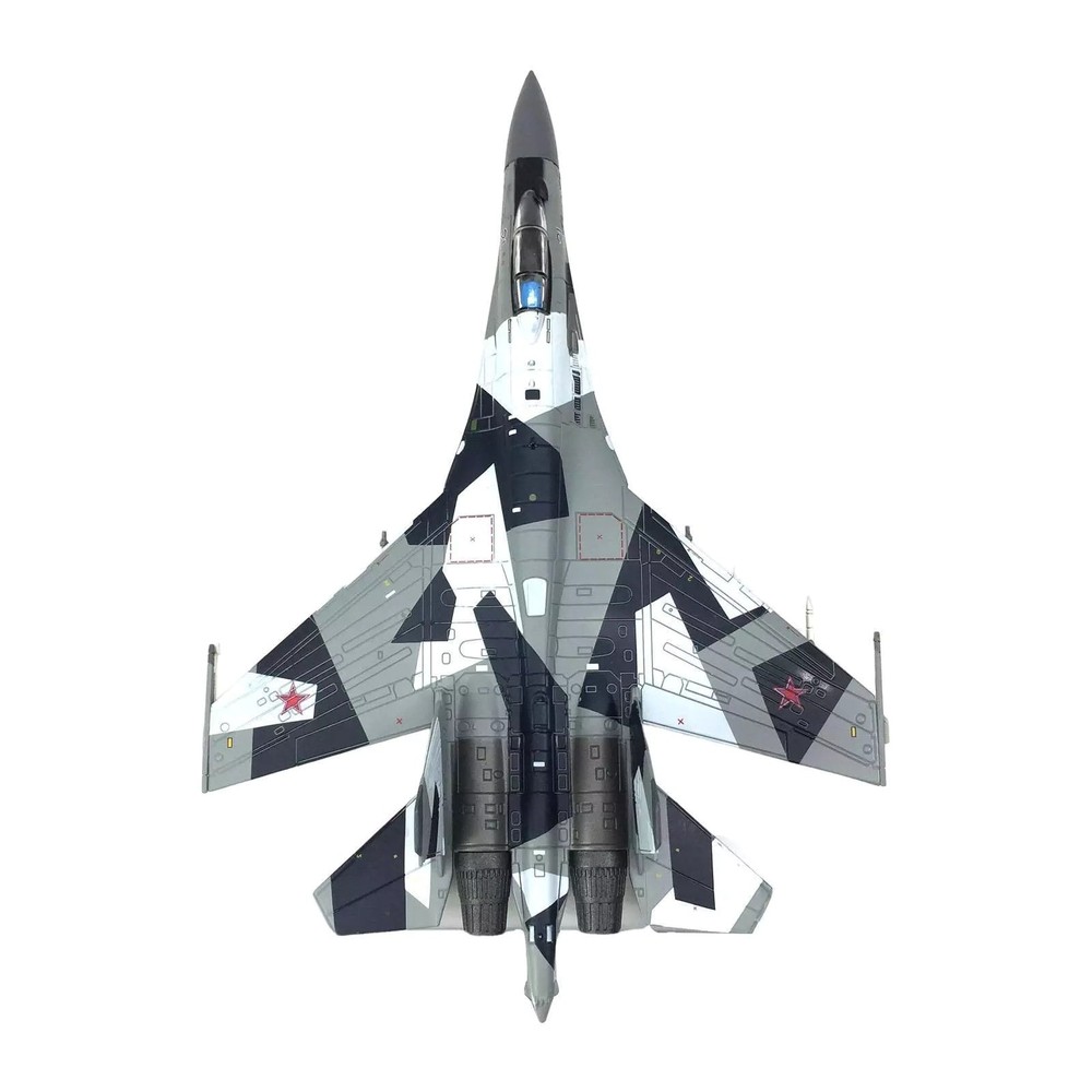1/100 Alloy Russian SU35 Fighter Model Airplane Model Airplane Static Display