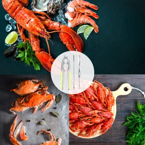 Nut Crackers Walnut Cracker Heavy Duty Walnut Cracker Tool with 2 PCS Green