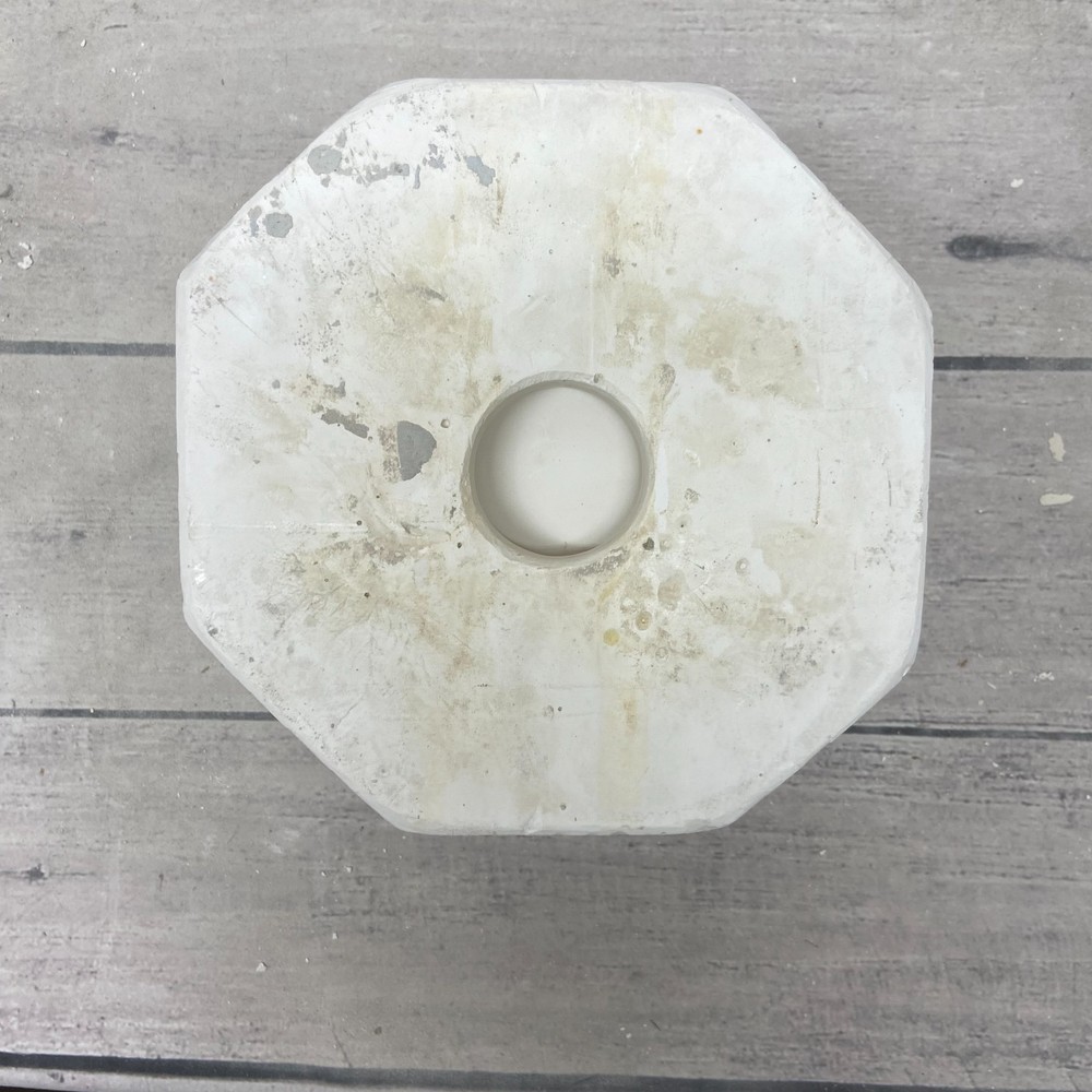 Vintage 1997 Boothe Ceramic Casting Mold LG Scallop Dip Insert Pour Solid #1312