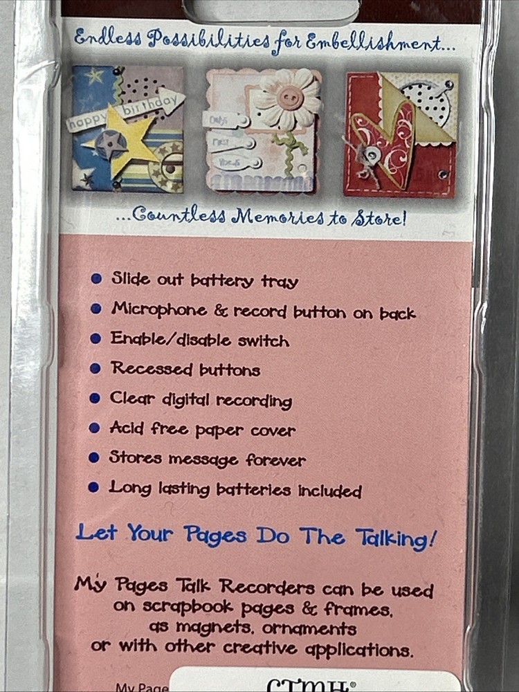 My Pages Talk 30 Second Voice Recorder