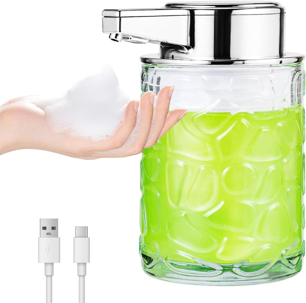 Automatic Touchless Soap Dispenser, Glass Sensor Hand Soap Dispenser