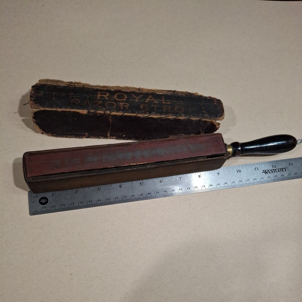 Antique 1800'S Royal Razor Strop