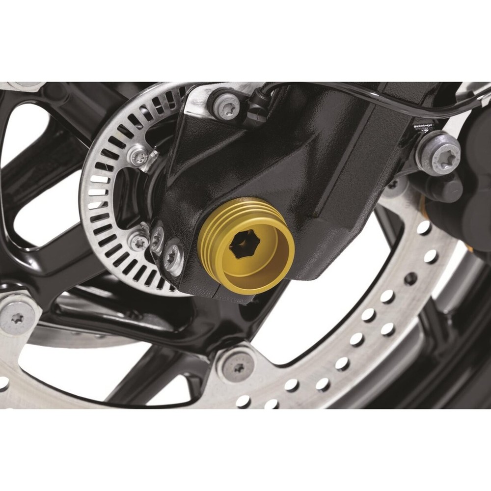 Kuryakyn Gold Lodestar Front Axle Sliders - 3810