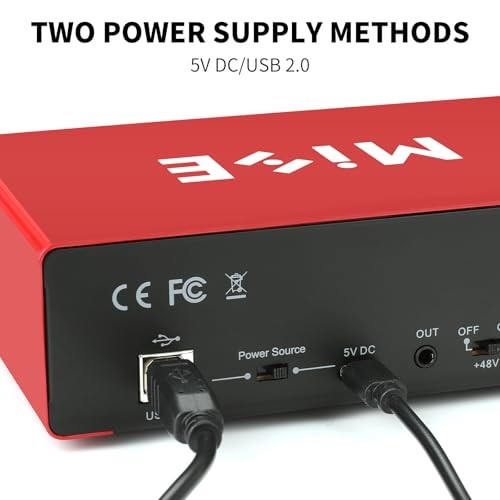 USB Audio Interface for Guitarists, Vocalists, Podcasters or playback studio