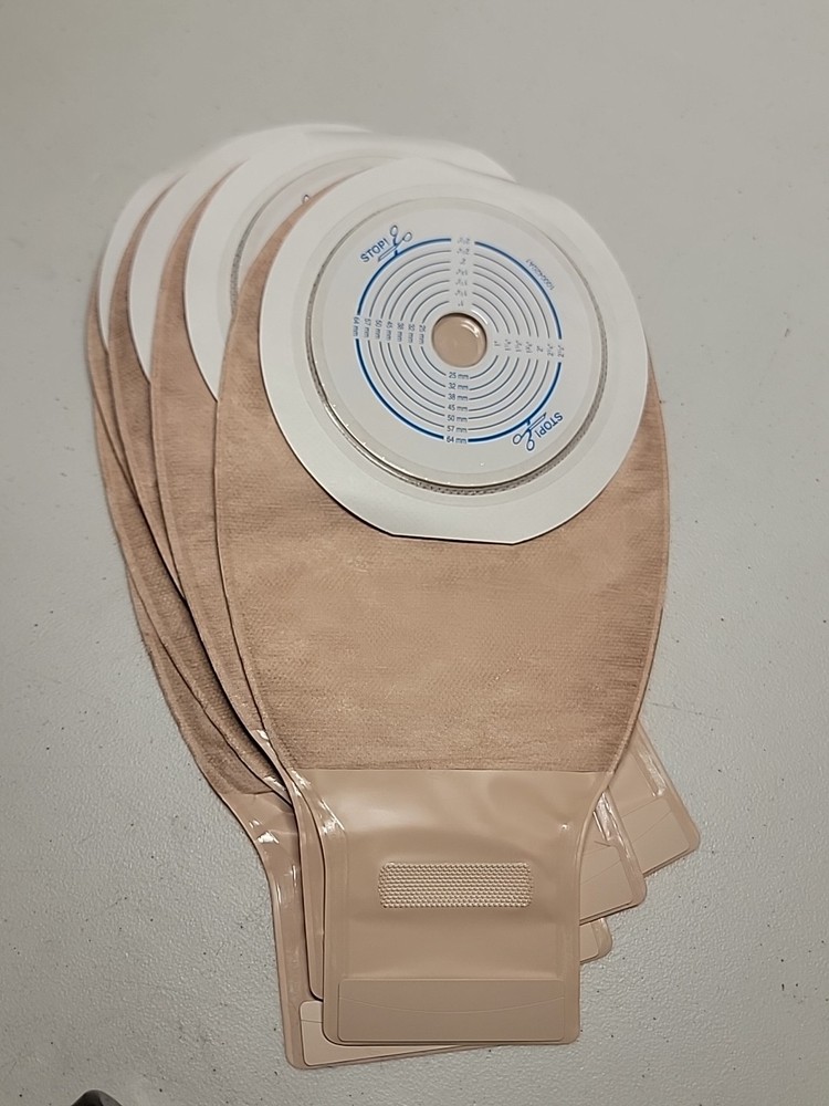 6 POUCHES ConvaTec 416975 Esteem+Ostomy Drainable Pouch 3/4" - 2-1/2"
