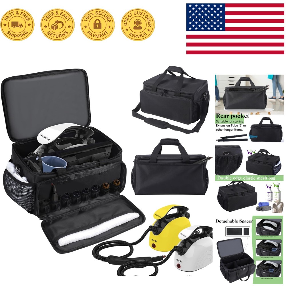 Luxury Portable Storage Bag for Waitbird Steam Cleaner – Adjustable & Spacious
