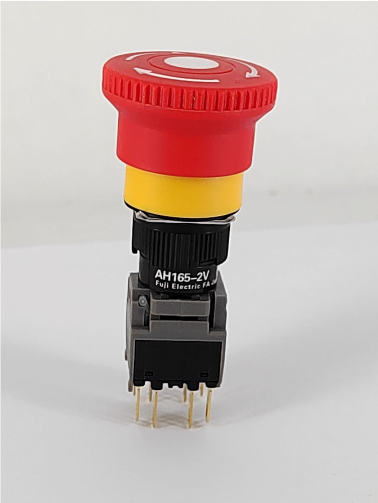 1PC New Fuji Emergency stop button switch AH165-2V