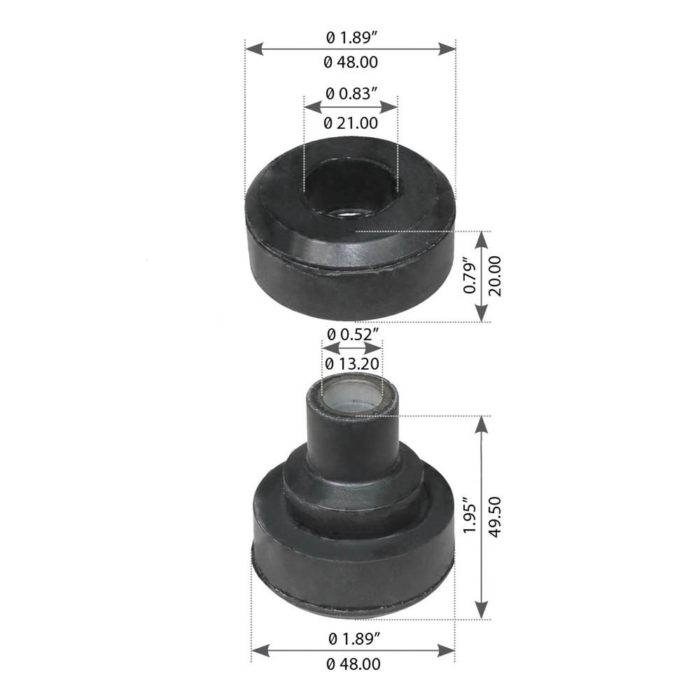 CABIN MOUNT BUSH KIT