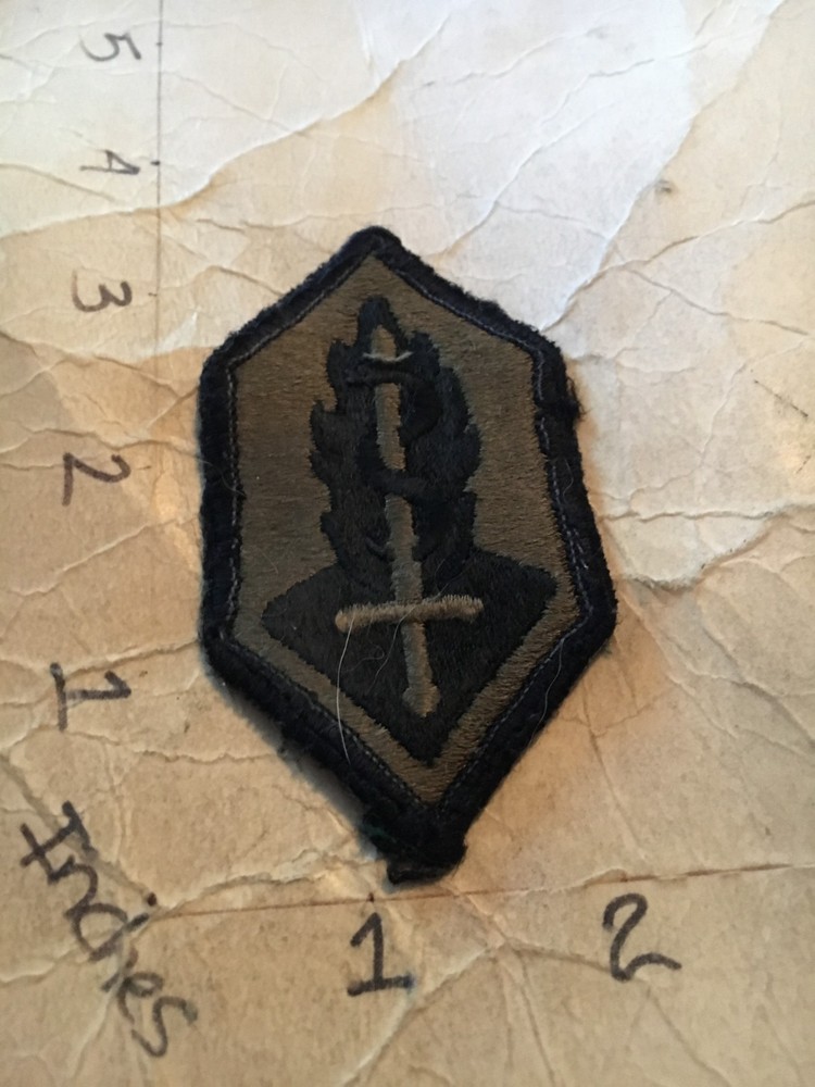 US Army Medical Research & Development Command m/e subdued patch 10/9/25