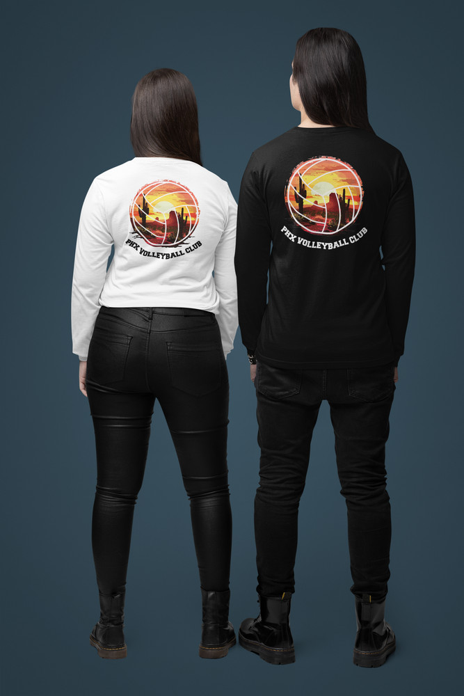 PHX Volleyball Club Unisex Long Sleeve Tee