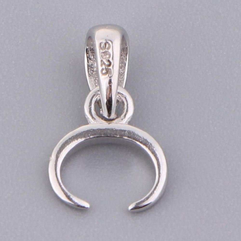 925 Sterling Silver Pinch Bails Pendant Sterling Silver For