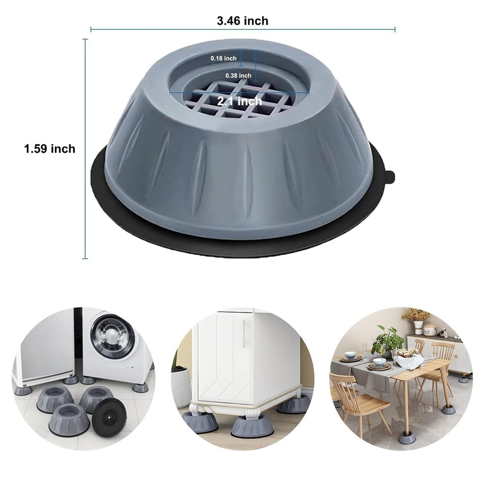 Dadop 4PCS Anti Vibration Pads Washer Dryer