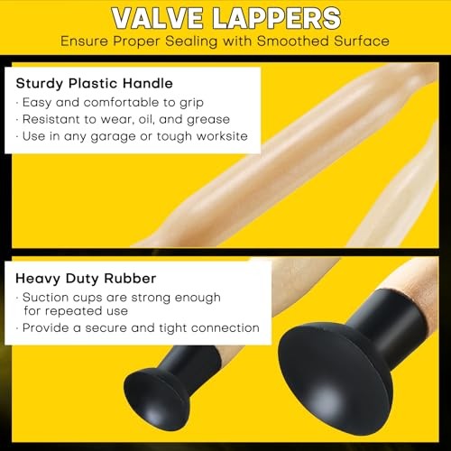 Valve Spring Compressor Kit with 4 Suction Cups | Valve Spring Removal Red