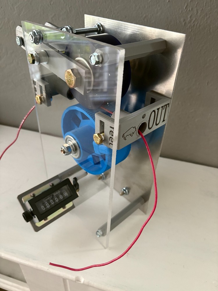 Wire Counter Machine Cordage Length Meter in "FEET" Line Measuring