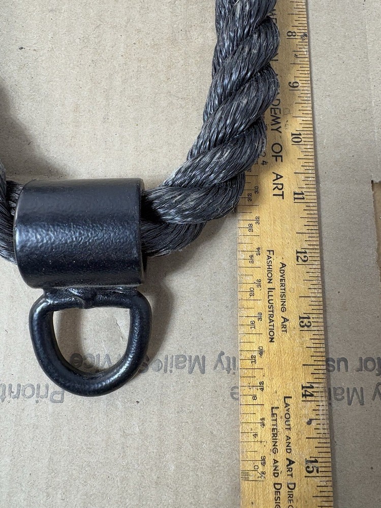 Commercial Gym Triceps Rope Multi gym Func. pull down body building cord