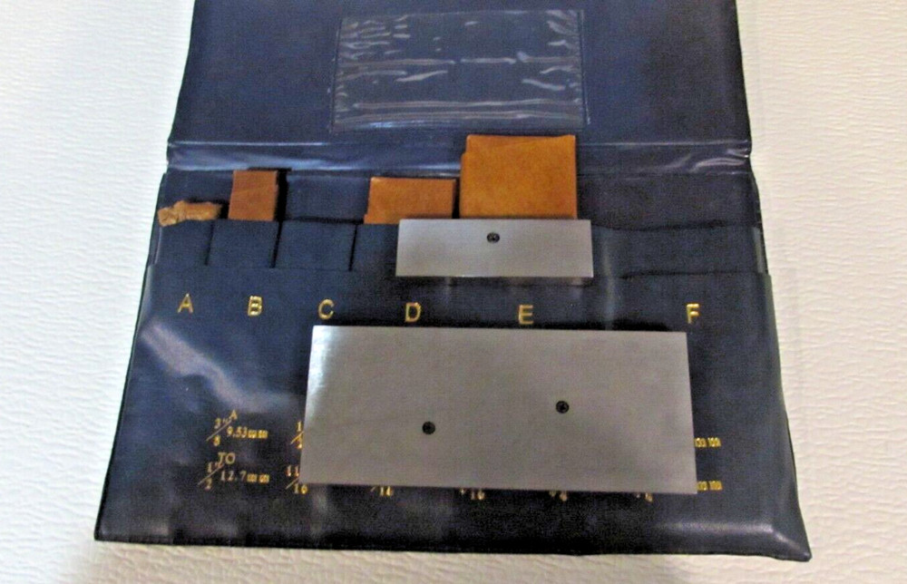 3/8" - 2-1/4" Adjustable Parallel Set Precision Parallel Measurement 6 Pcs/Set