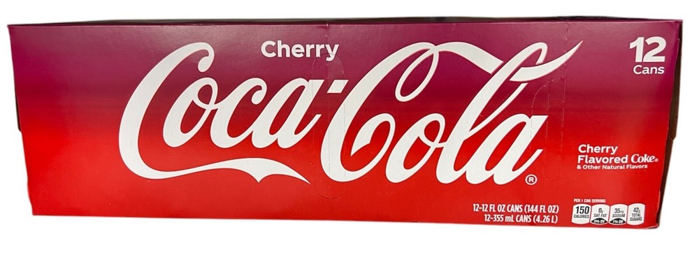 Coca Cola Cherry Soda 12 pack Coke