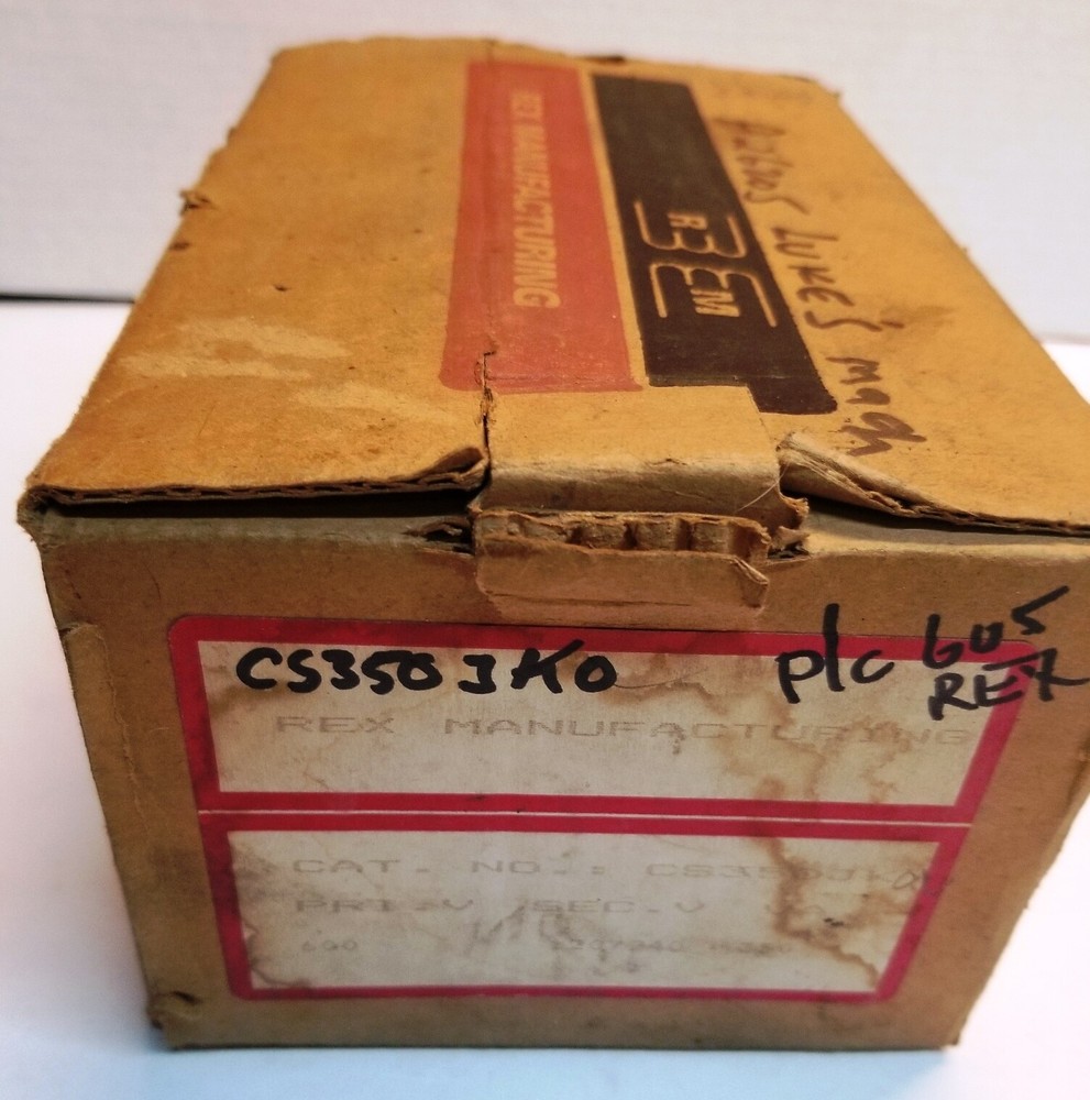 Rex Manufacturing Model CS350JK Transformer - New In Box