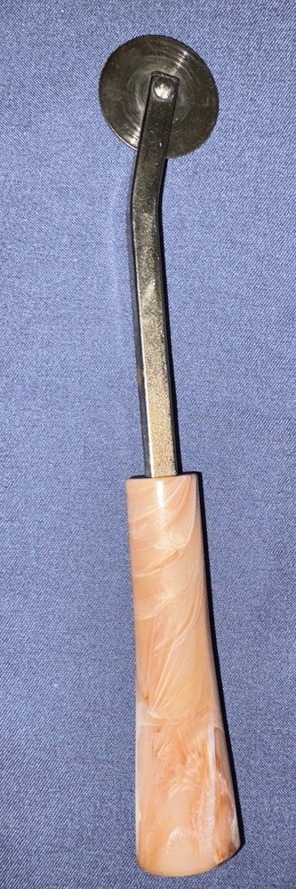 Vintage Dritz Marbled Bakelite Handle Tracing Wheel Sewing Pattern Tracer Tools