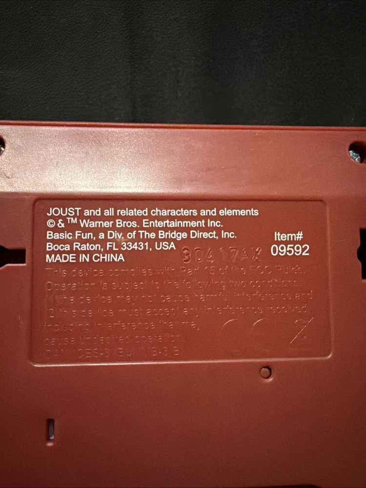 JOUST Midway Classic Arcade Mini System Handheld Video Game Tested Works 🥰