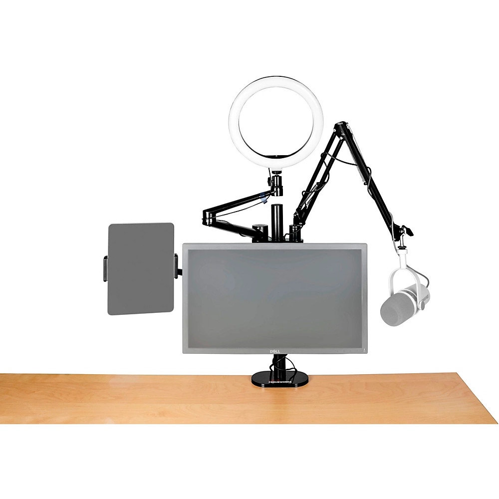 Gator Frameworks Content Creation Desk Mount Stand