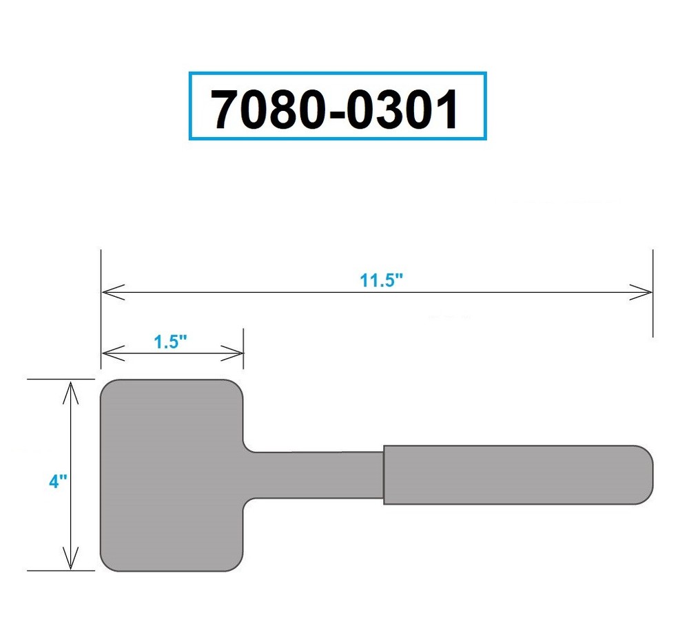 1.5" NYLON FACE DEAD BLOW HAMMER (7080-0301)