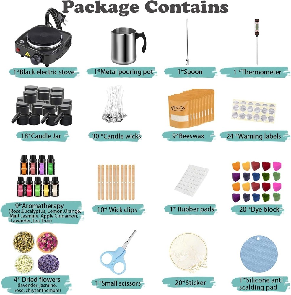 Electric Stove Candle Making Arts&Crafts Kit