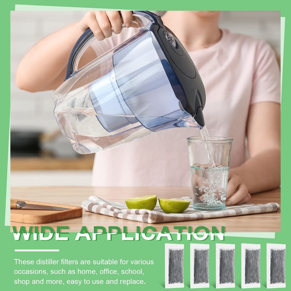 Replacement Activated Charcoal Distiller Filters Coconut Shell Filter Sachets