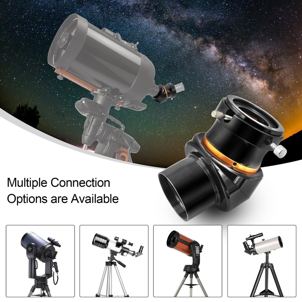 Astromania 2 Inch Diagonal 45-Degree Erect-Image Prism for Telescope - Image ...