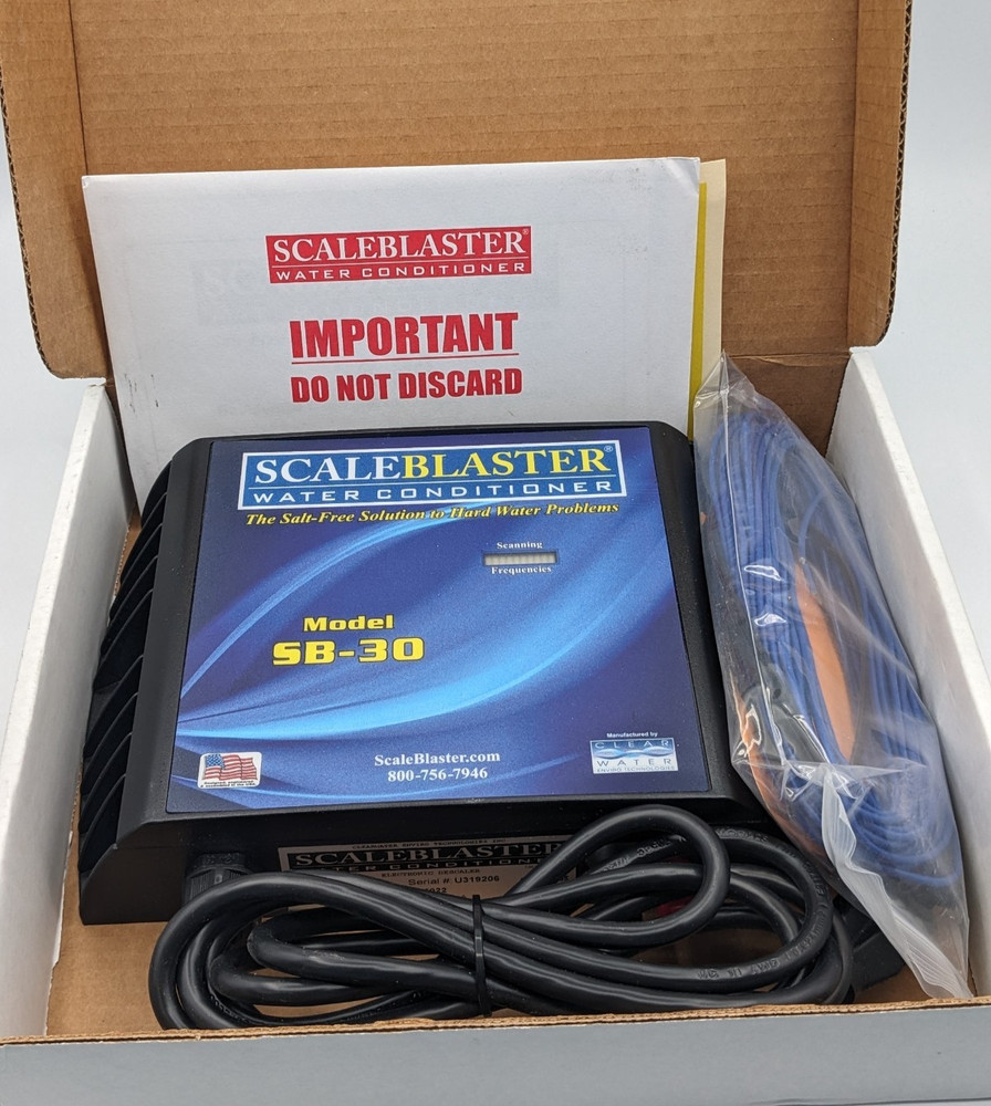 ScaleBlaster Water Conditioner Salt-Free Solution To Hard Water Problems (SB-30)