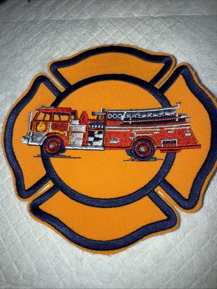 Fire Engine Fire Truck Patch 5” #484