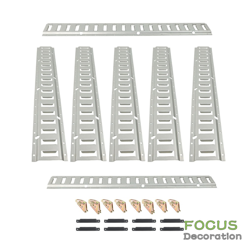 3' E Track Tie Down Enclosed Trailer (24Pack) Horizontal Flexible Multi Purpose