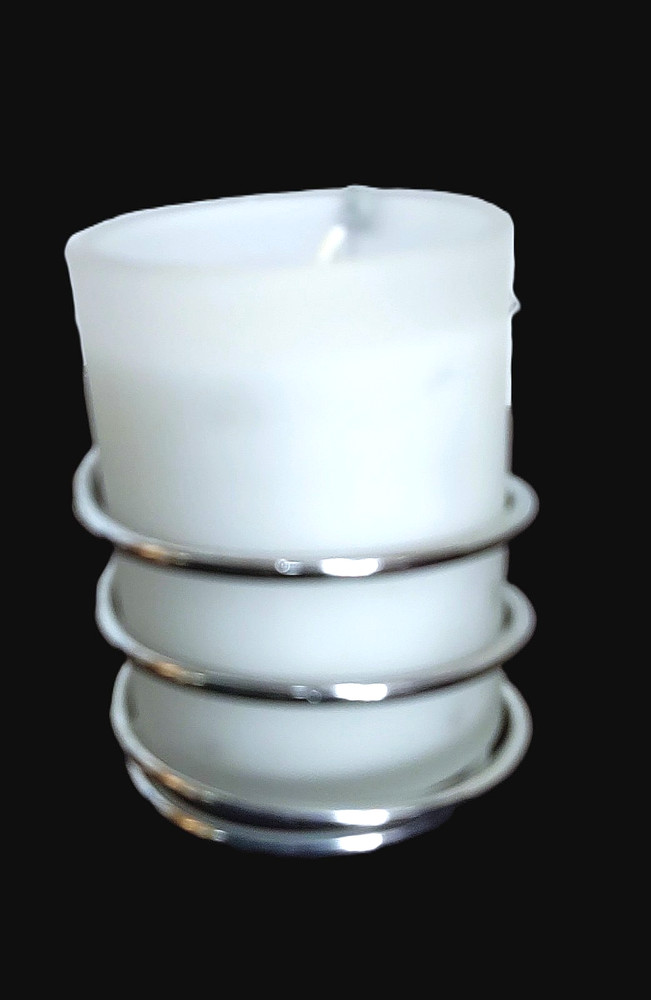 SNOWFLAKE VOLTIVE CANDLE HOLDER WITH CANDLE