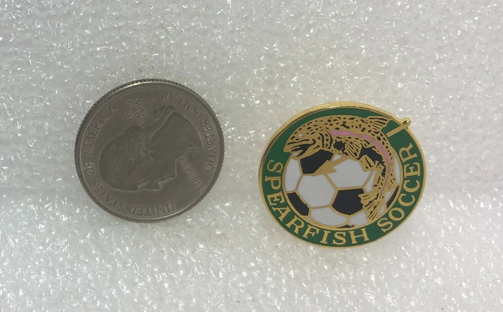 Spearfish Soccer Pin