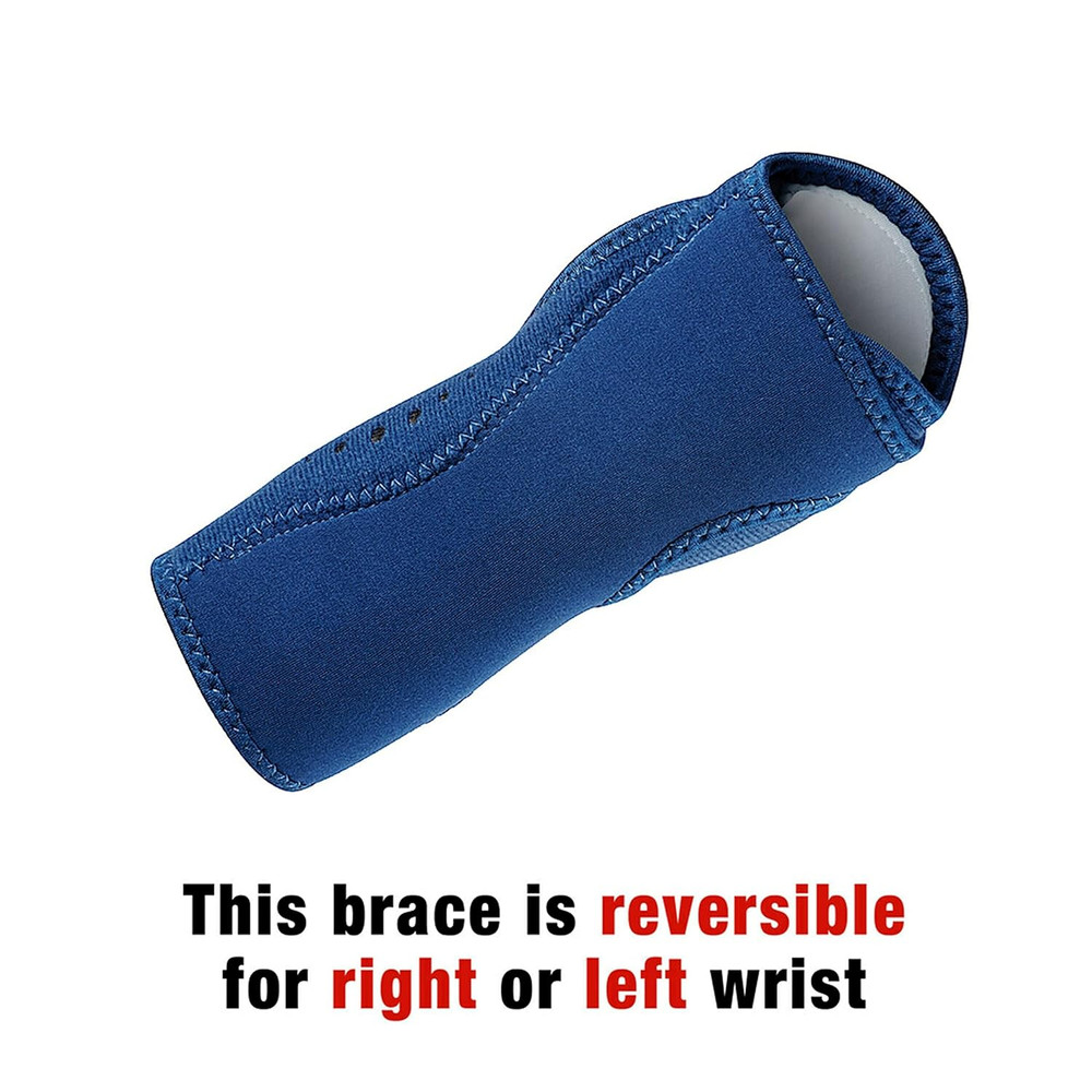 Night Wrist Sleep Support, Adjustable, Blue, Helps Provide Relief from Sympto...