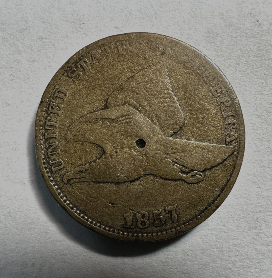 1857 Flying Eagle Cent 810 VG IN