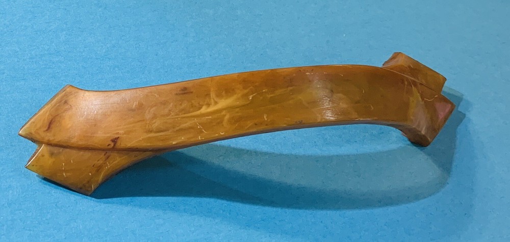 Bakelite Resin Antique Hardware Art Deco Drawer Pull Cabinet Handle 4.25”centers