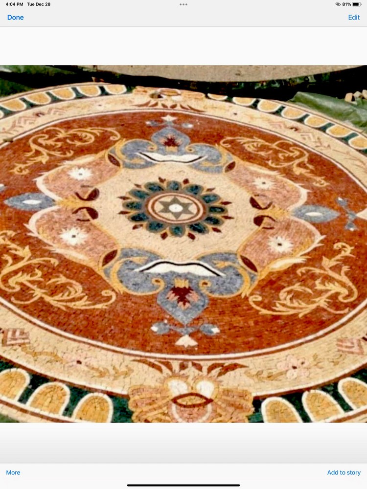 Marble Mosaic Floor From Syria