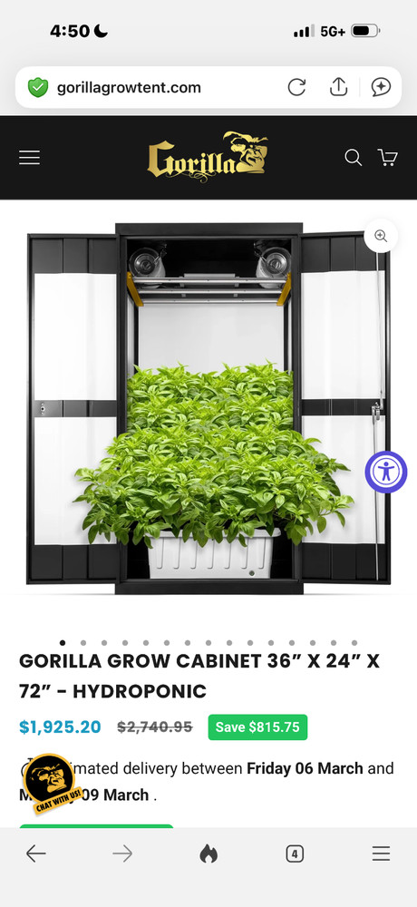 gorilla grow cabinet