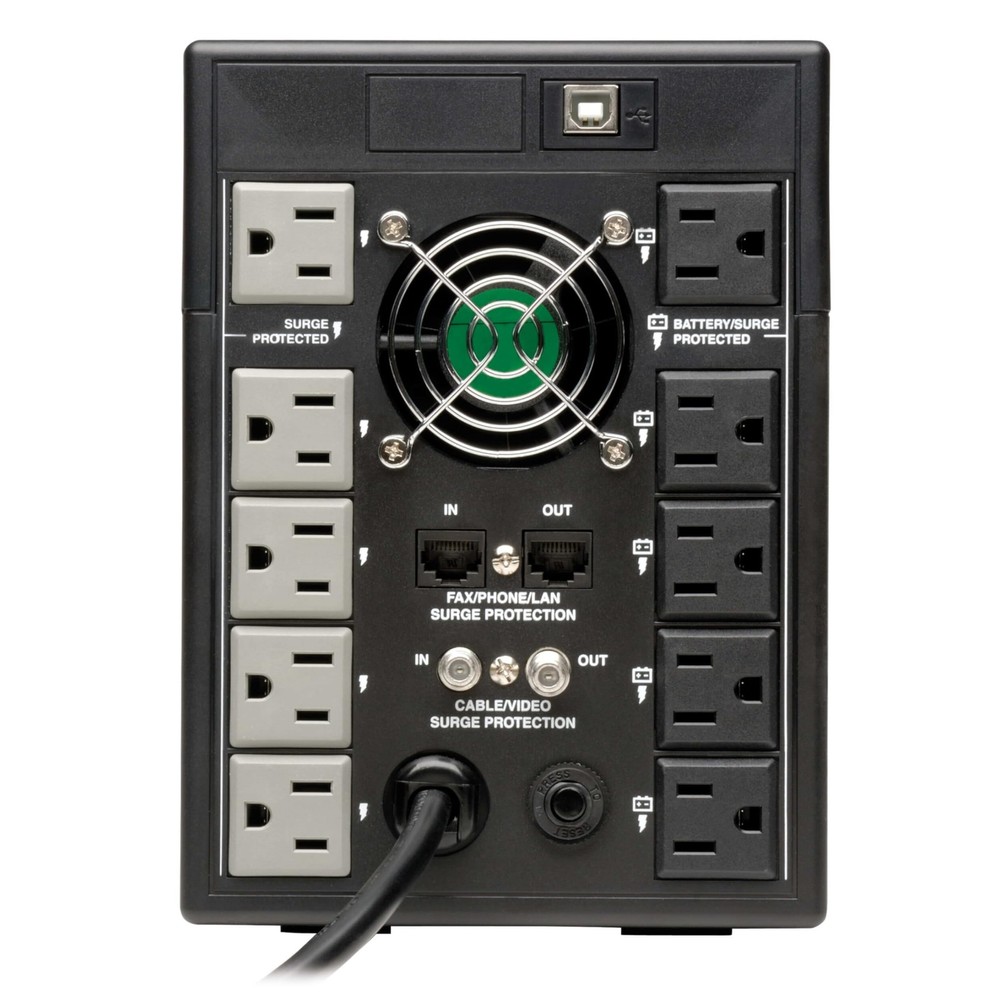 Tripp Lite SmartPro LCD 120V 1500VA 900W Line-Interactive Tower UPS