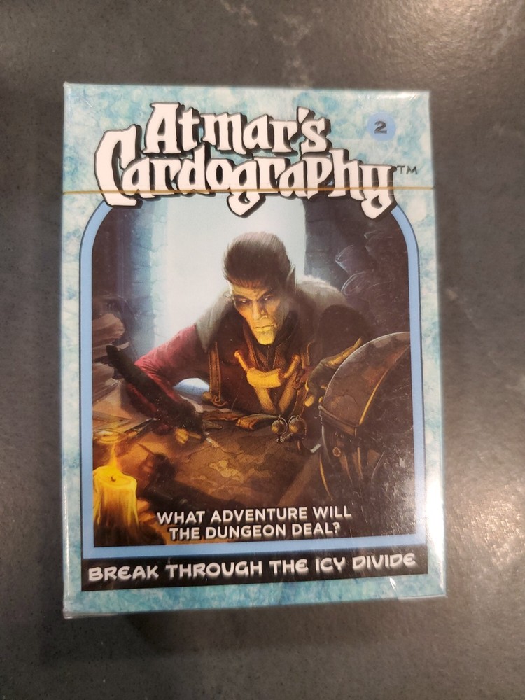 Atmar's Cardography Break Through Icy Divide D&D Dungeon Master Aid Map Deck