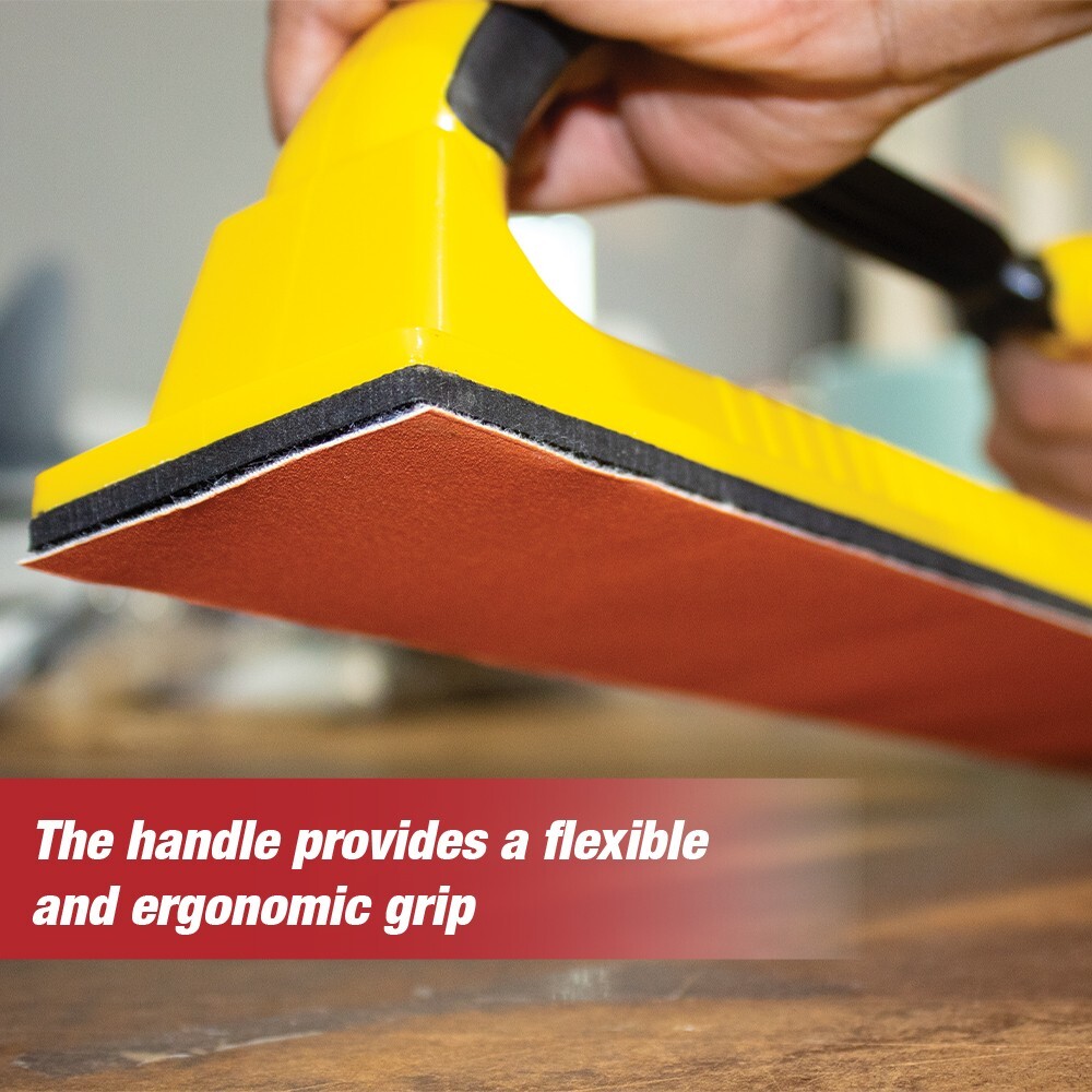 Adjustable Radius Flex Longboard Hand Sanding File Block with Hook & Loop