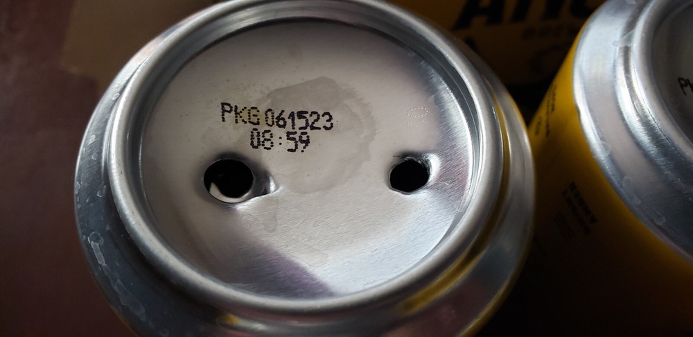 Anchor Steam Beer 6-pack cans EMPTY bottom opened can x 6 open box packaging