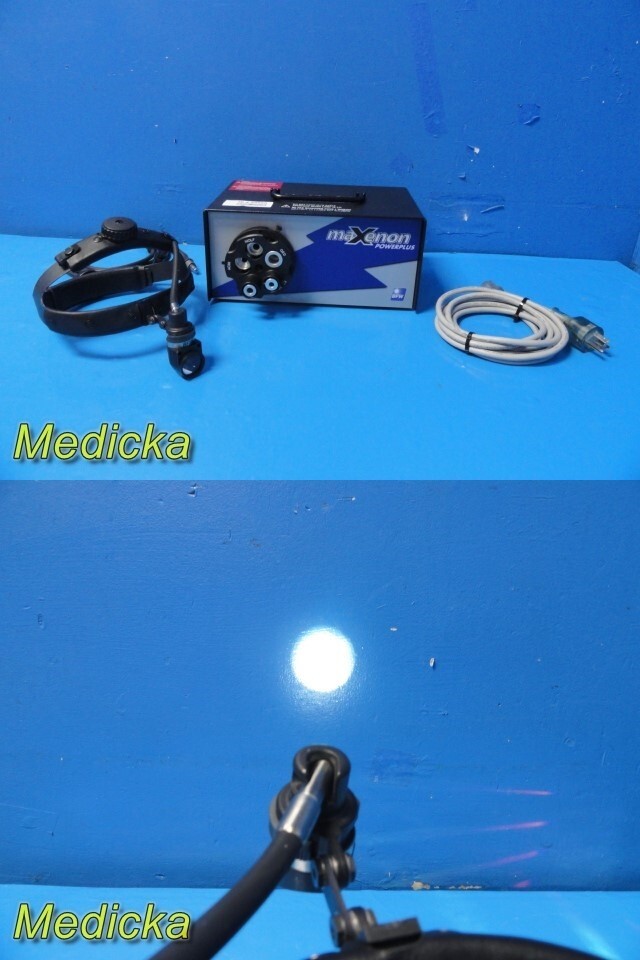 BFW Maxenon Power Plus Surgical Light W/ Head Light *TESTED* ~ 29688