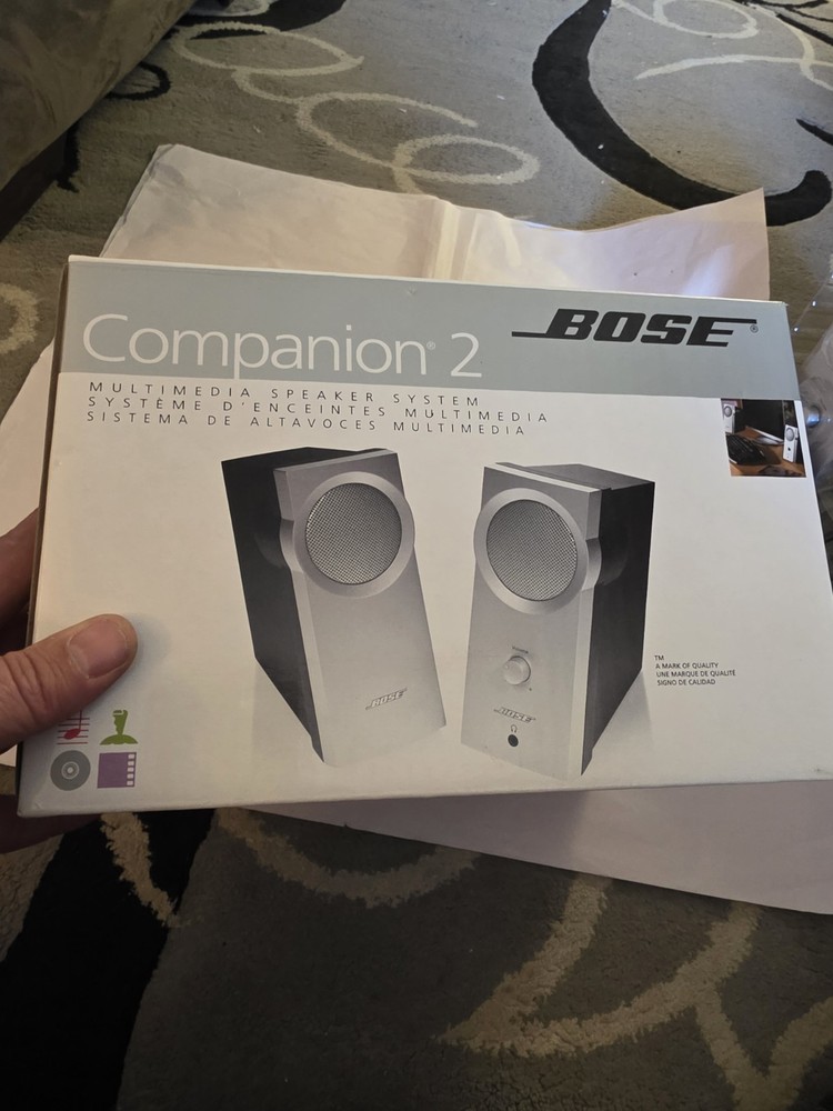 BOSE Companion 2 Multimedia Computer Speakers Speaker System Tested Excellent!